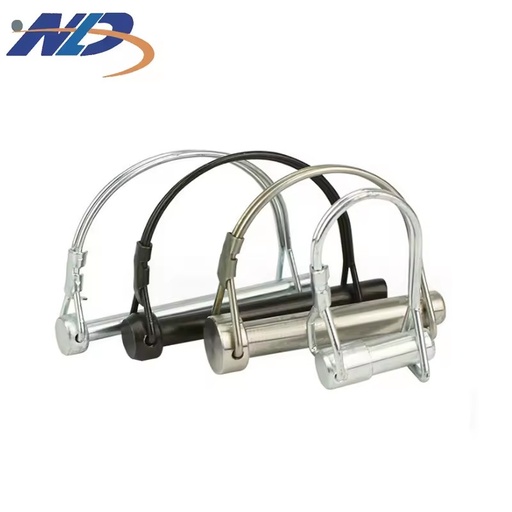 NLD 304 Stainless Steel Quick Release Clevis Round Wire Pull Ring Catch and Spring D-Type Lock Pin