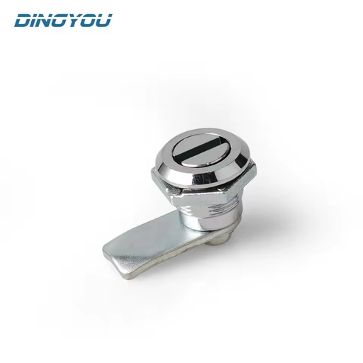 DINGYOU Factory Direct Mini Cam Lock Zinc Alloy Chrome Plated Single Slot 12.5mm Key Cylinder for Equipment Enclosure