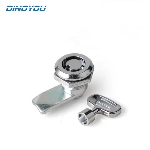 Premium Quality Wholesale Zinc Alloy Cylindrical Lock Keyless Bright Chrome Plated Heavy Duty Quarter Turn Cabinet Lock for