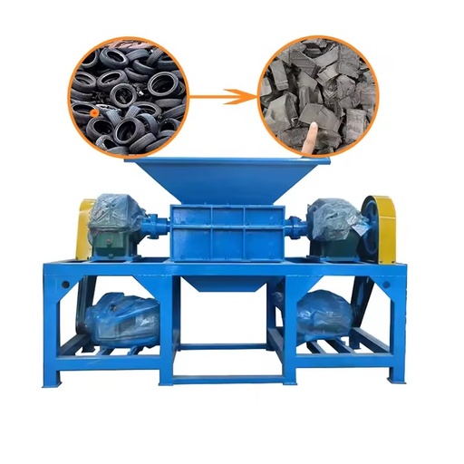 Metal Can Shredder Crusher Industrial Metal Scrap Shredder Machine Metal Shredder for Rubber Recycling
