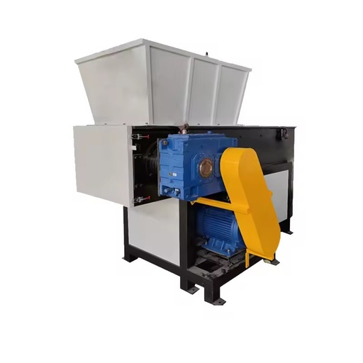 Efficient Single-axis Carton Plastic Shredder Chip Scrap Shredder in Automatic Plastic Film Recycling Copper Wire Shredder