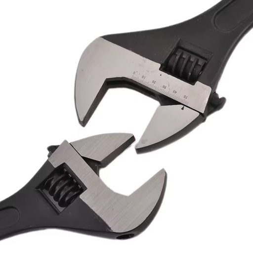 Wholesale Carbon Steel Adjustable Wrenches Anti-Slip Grip Black Oxide Coated 10 Inch Comfortable DIY OEM Customizable 1 Year