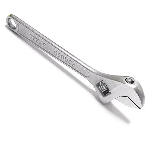 High Hardness Industrial Grade Multi-Function Adjustable Wrench Large Opening Chrome Finish DIY Maintenance Tools OEM