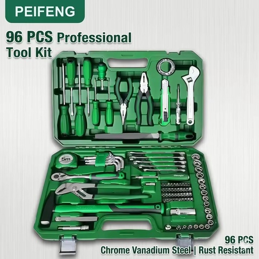 Factory Direct ODM OEM Manufacture Auto Repair Hand Tools Set with Combination Ratchet Wrench AndDrive Sockets Carbon Steel