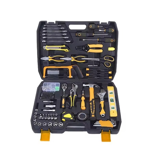 Manual Hardware Tool Set Woodworking Power Toolbox Home Set Set Sleeve Tool