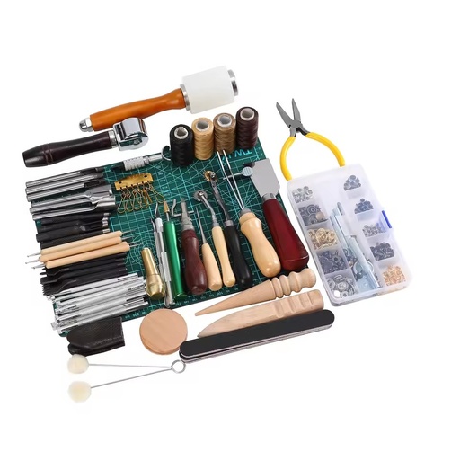 366 Pcs Bundled Hole Punch Leather Working Tools Leather Stitching Tool Kit leather tool for leather working