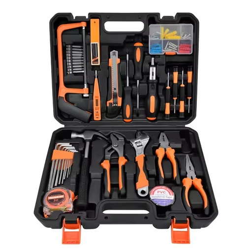 Solude 38Pieces Commercial Professional Mulitipurpose Metal Mechanical Engineering Spanners Tool Box