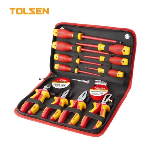 TOLSEN V80114 14pcs 1000v Vde Insulated Hand Tool Set