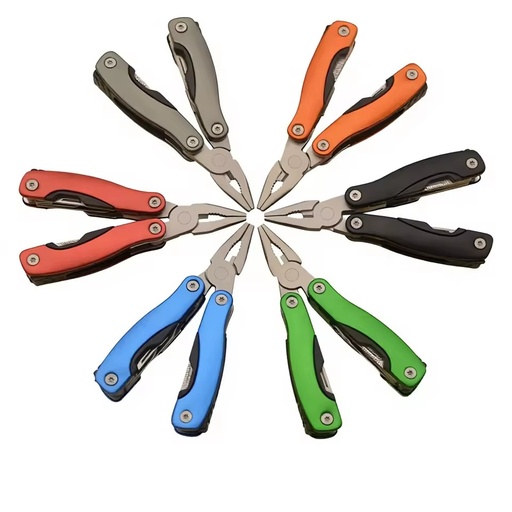 Stainless Steel Outdoor Emergency Multi-Function Folding Pliers Portable Mini Multi-Tool Keychain Repair Pliers