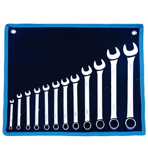 High Quality 6-32mm Dual Purpose Combination Spanner Set with Convex Mirror and Double Head for Auto Repair Wrench Set