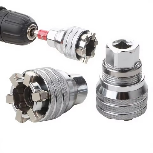 Adjustable Magic Universal Wrench with 10-19mm Metric Universal Socket 40 Chromium Material