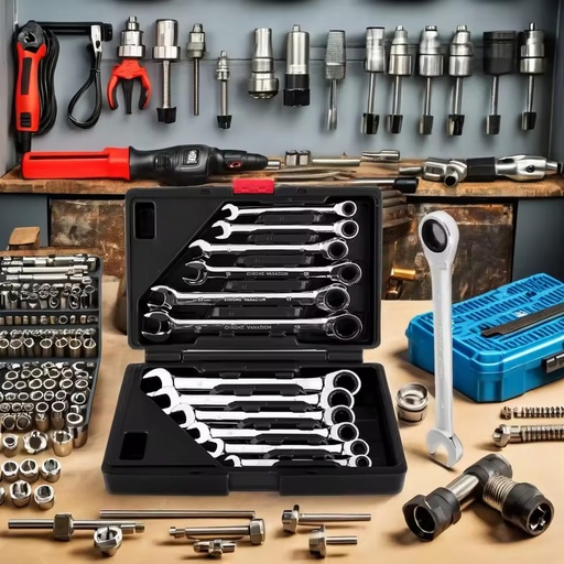 Customized 72 Teeth Hardware Double Offset Ring Spanner Combination Ratchet Wrench Set