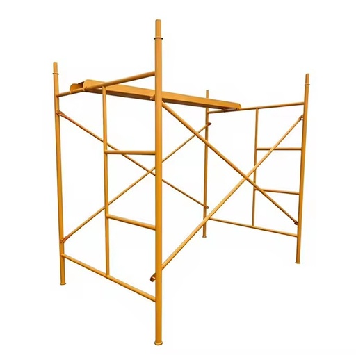ANSI Standard Ladder Frame Scaffolding 5'x6'4" Pre-Galvanized Mason H-Frame Scaffolding Sets for Construction Support