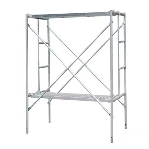 Galvanized Q235 Steel Scaffolding Frame System H Frame Ladders Industrial Scaffolding for Construction