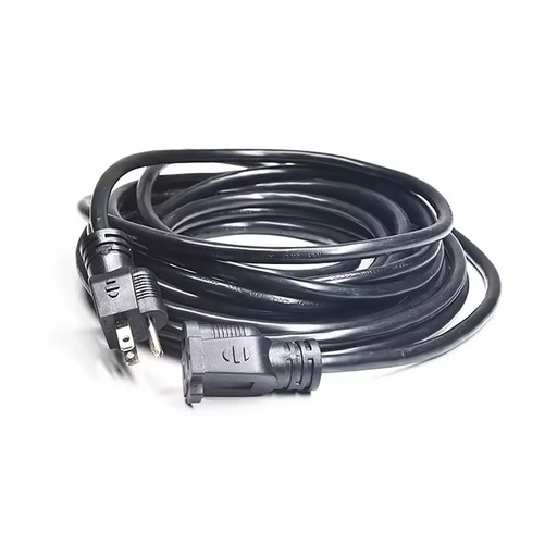 Extension Cords Power Retractable Electrical Outdoor 125V Heavy Duty Waterproof 16/3 50ft Black OEM Push Pull 15A CETL CUL 100%