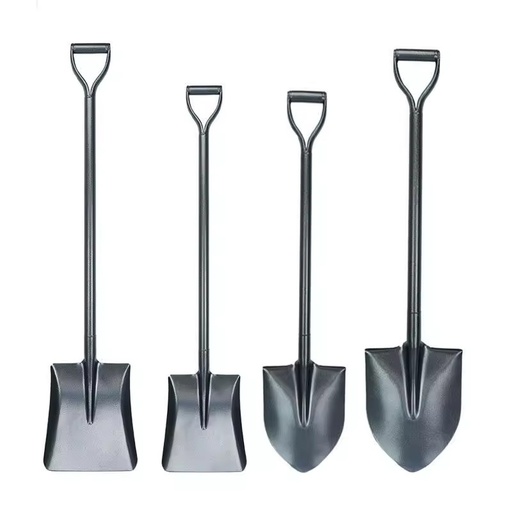 Factory Wholesale Shovel Outdoor Household Steel Shovel Metal Handle Agriculture Shovel