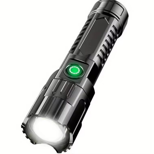 ABS Focusing Flashlight Outdoor Mini LED Multifunctional Zoom Portable High Brightness Flashlight 100 Meters Range