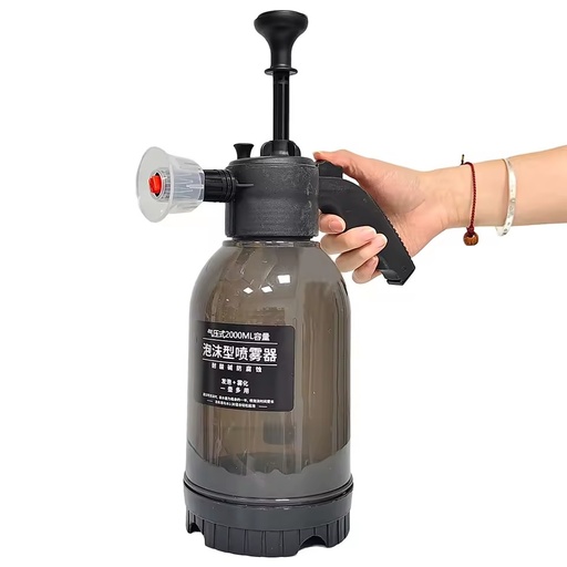 Car Snow Foam Lance 2L Multi-functional Hand Pressure Water Sprayer for Car Wash Garden Use Car Wash Water Sprayer