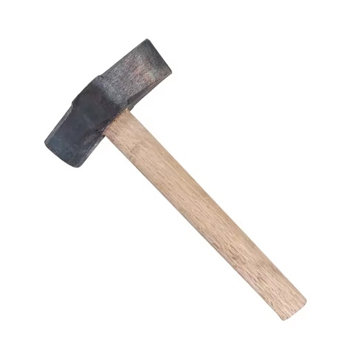 Heavy Duty Wooden Handle Steel Head Tool Stone Rock Hammer