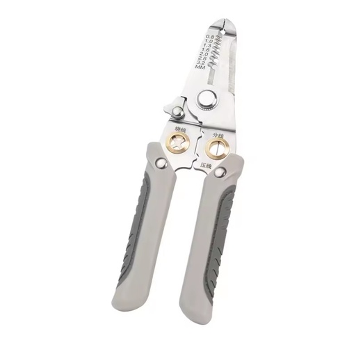 Stainless Steel Multi-function Electrician Wire Stripper Winding, Trimming, Stripping, Pressing