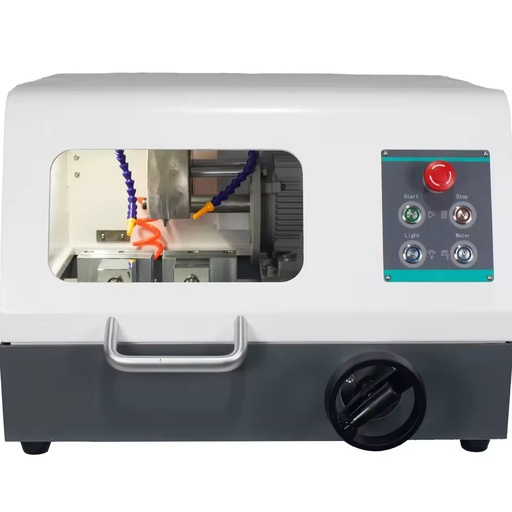 High Safety New Desktop Metallographic Specimen Cutting Machine 1% Accuracy 380V 1 Year Warranty IP55 Protection High