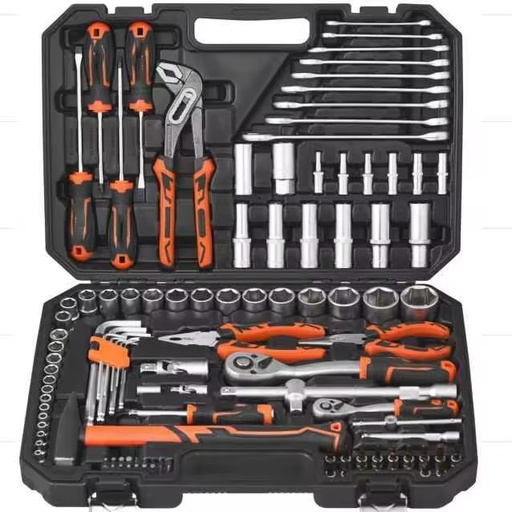 Heavy Duty 46PCS 1/4inch Drive Socket Set Metric Ratchet Spanner Kit for DIY and Workshop