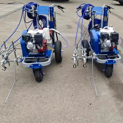 Hand Push Road Line Sprayer Pure Electric Road Marking Machine Cold Spray Road Marker High Efficient Construction Machine
