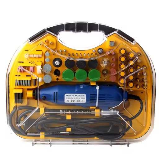 211 Pcs Stepless Mini Grinding Machines and Accessories / Rechargeable - Lithium Technology Electrical Grinder