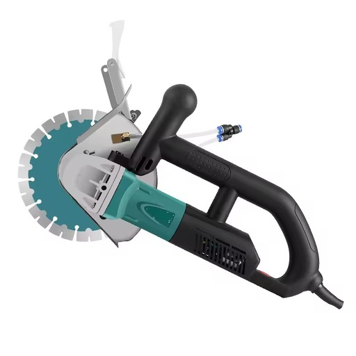 Industrial Mini Portable Corded Electric Brushless Concrete Cutting Machine High Power 1650-3900W 3kg 3-Year Warranty