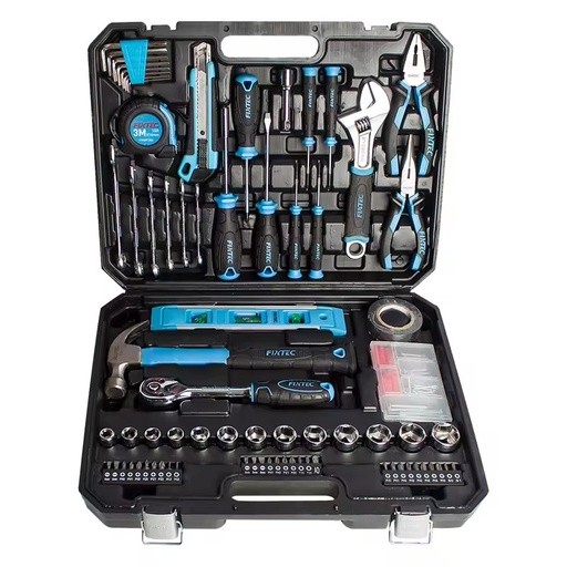 FIXTEC Socket Wrench Set Hand Tools Kit 234pcs Tools Set With Hex Key Measuring Tape Combination Spanner Screwdriver