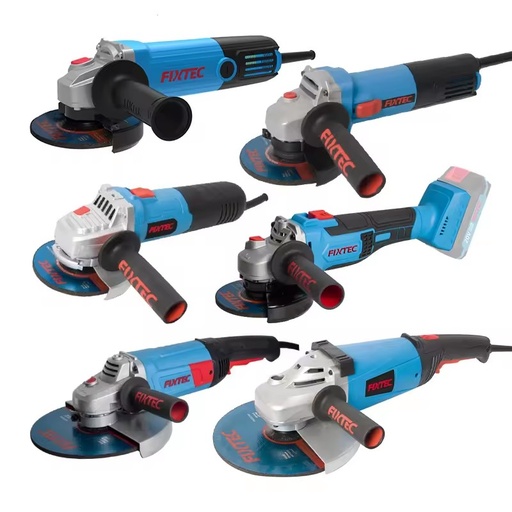 FIXTEC Professional Brushless 20V Cordless Angle Grinder 100mm/115mm/125mm/180mm/230mm Variable Speed Electric Grinding Machine