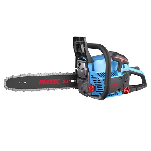 FIXTEC Power Tools 24" 62CC 2.7kw Industrial Level Heavy Duty Gasoline Chain Saw Machine