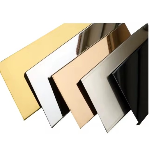 201 304 316 Gold and Silver Cold Rolled Plates Hot Rolled Ss Inox Sheet Mirror Golden Color Decorative Stainless Steel Plate