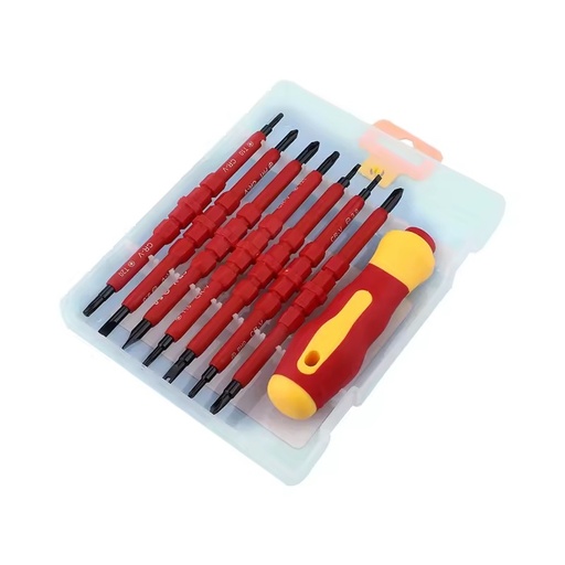 Multi-functional Precision Manual Plastic Triangular Screwdriver for Hardware Tools Electrical Insulated Industrial Grade 3-Year