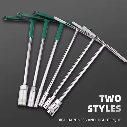 Steel Alloy T-shaped Combination Wrench Set External Hexagon Long Socket Torque DIY OEM Customization Metric Measurement System