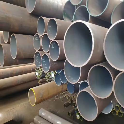 ASTM A53 Grade B ERW Carbon Steel Pipe for Construction, Black Iron Round Mild Steel Tubing Sch80 with MTC Certification