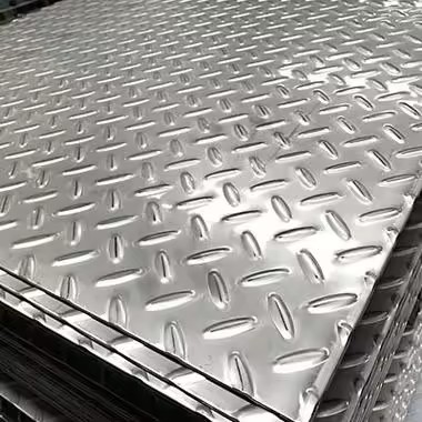 304 316 Stainless Steel Checkered Plate Embossed Sheet with Bending & Cutting Services