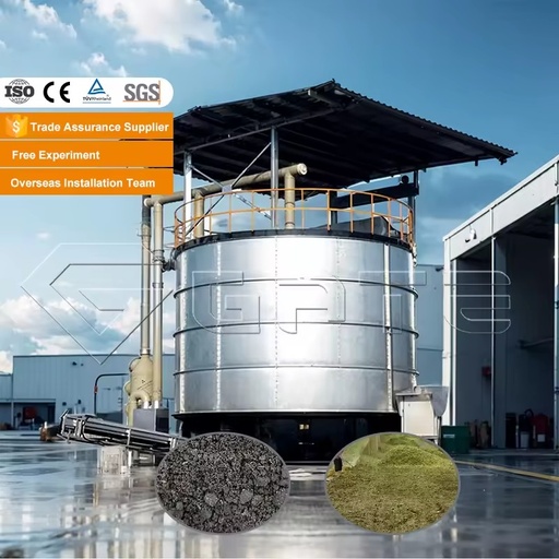 High Efficiency Organic Animal Manure Aerobic Compost Fertilizer Fermentation Tank