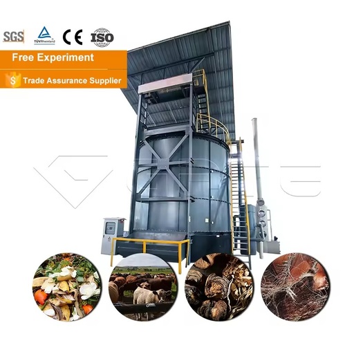 Fully Automatic Compost Fermentation Organic Compound Fertilizer Animal Manure Mushroom Waste Horizontal Fermentation Tank