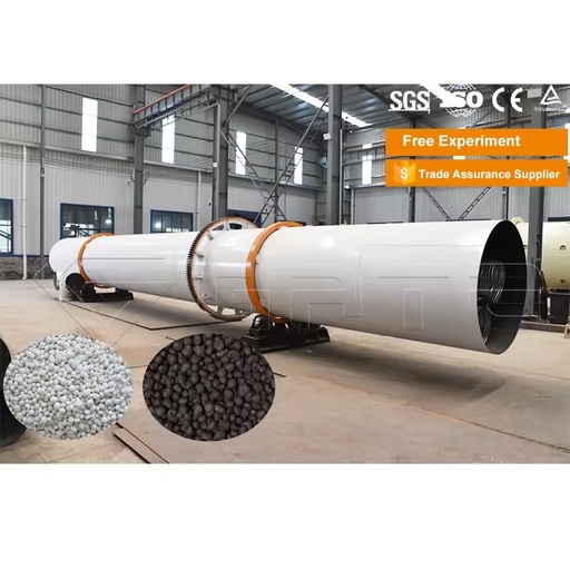 Gate Industrialrotary Drum Cooler Can Continuously Run Wood Flour Fertilizer and Bran Cooler