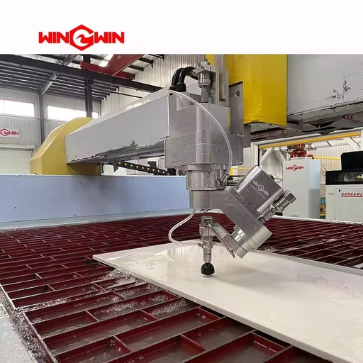 AC-5AXIS Waterjet Cutting Machine for Marble Granite Stone Tile Cut High Pressure Pump Water Jet Cutter