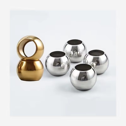 Wholesale Perforated Drilled 3mm 4mm 5mm 6mm 7mm 8mm Stainless Steel Metal Ball Thread Ball