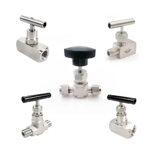 Stainless Steel 316 1/2 Inch Manual Control Needle Valve Forged General Hydraulic Instrumentation Valve for Gas Media