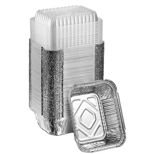 Disposable Food Grade Aluminum Foil Packaging Box Aluminium Foil Containers Pan