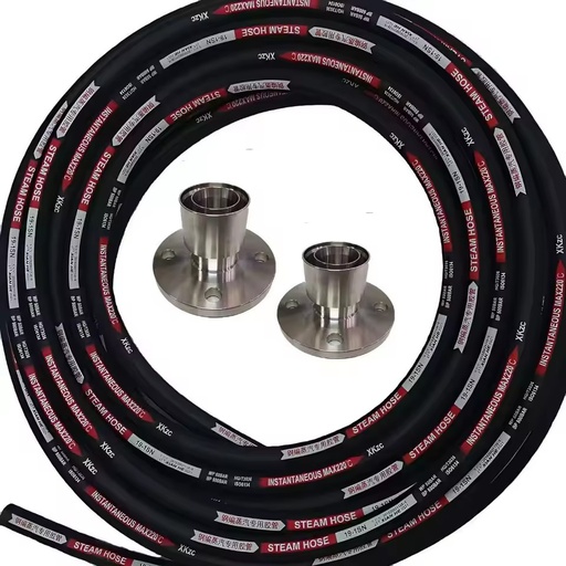 High Quality Industrial Enhanced EPDM Rubber Steam Water Pipe with Heat and High Pressure Resistance, Customizable Length