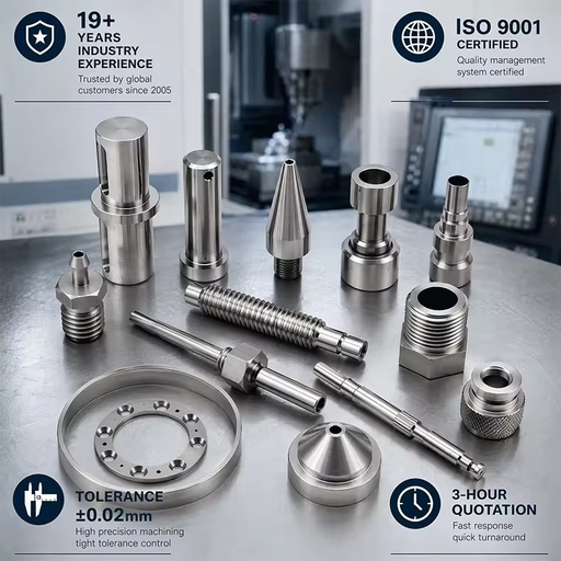 Custom CNC Machining Spare Parts Aluminum Stainless Steel OEM Precision 5 Axis CNC Turning Milling Parts for Automotive Repair