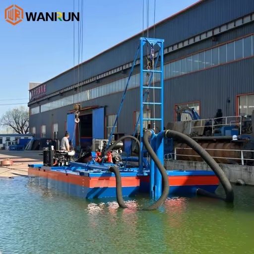 Advanced Cummins Engine 6 Inch Floating Jet Suction Dredger Machine Gold Mining Equipment River Sand Hydraulic Dredge for River