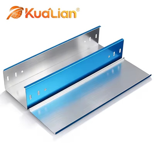 KUALIAN High Strength Aluminum Closed Cable Channel Lightweight Trough Cable Tray for Municipal Engineering