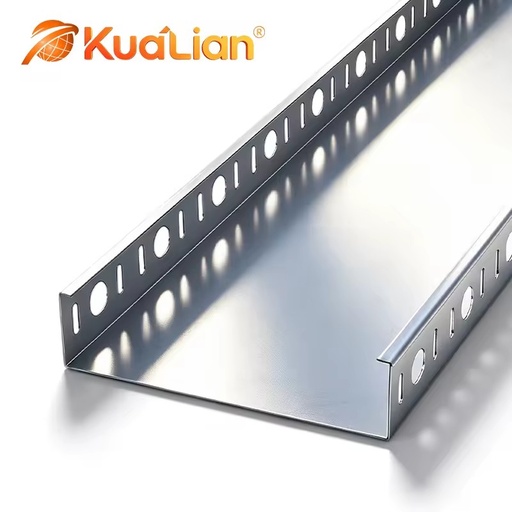KUALIAN Factory Price Hot Dip Galvanized Trough Cable Tray Heavy Duty Steel Cable Management System for Industrial Power Plant