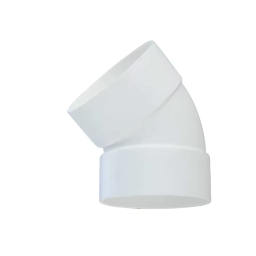 Wholesale UPVC DWV Fittings Factory Best Price ASTM D2665 Compliant Elbow 90DEG and 45DEG